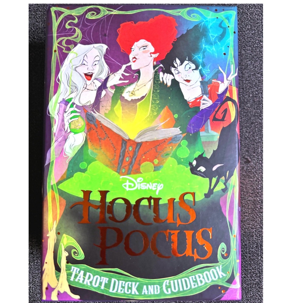 Disney Hocus Pocus Tarot Deck and Guidebook 78-Card Set Sanderson Sisters Disney